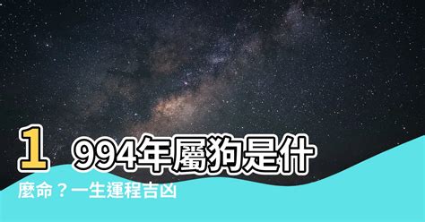 1994 屬什麼|十二生肖查詢